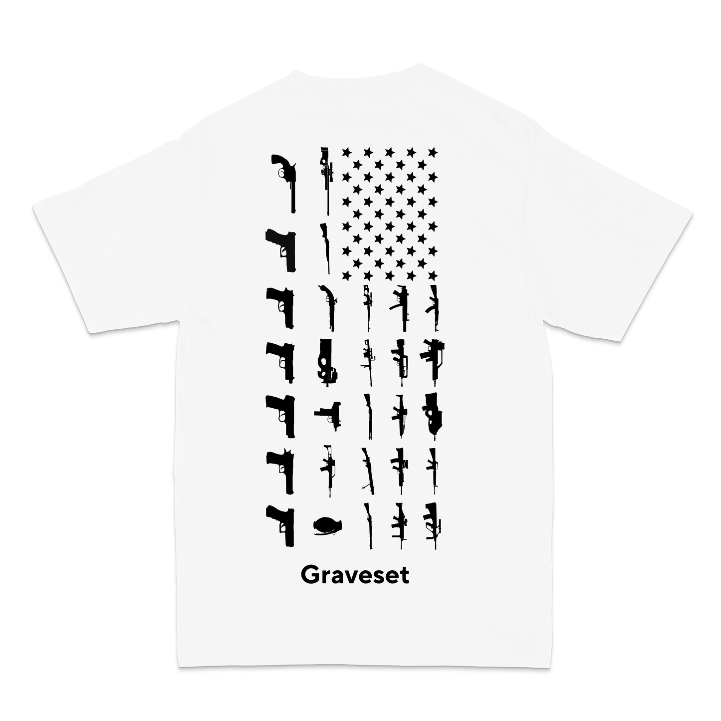 Gun Flag Tee / White